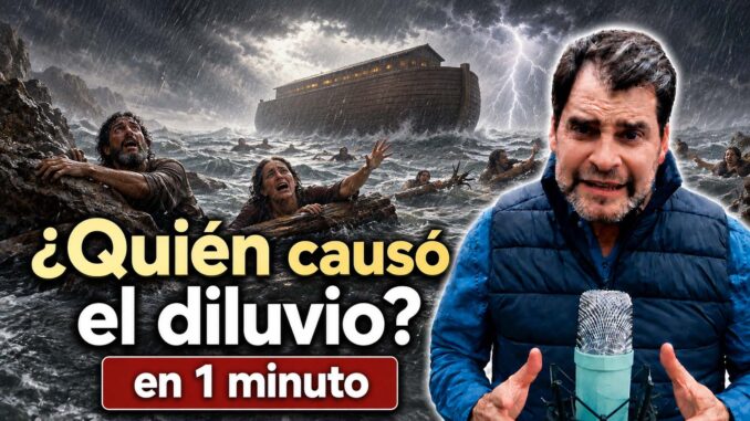 Quién causó el diluvio
